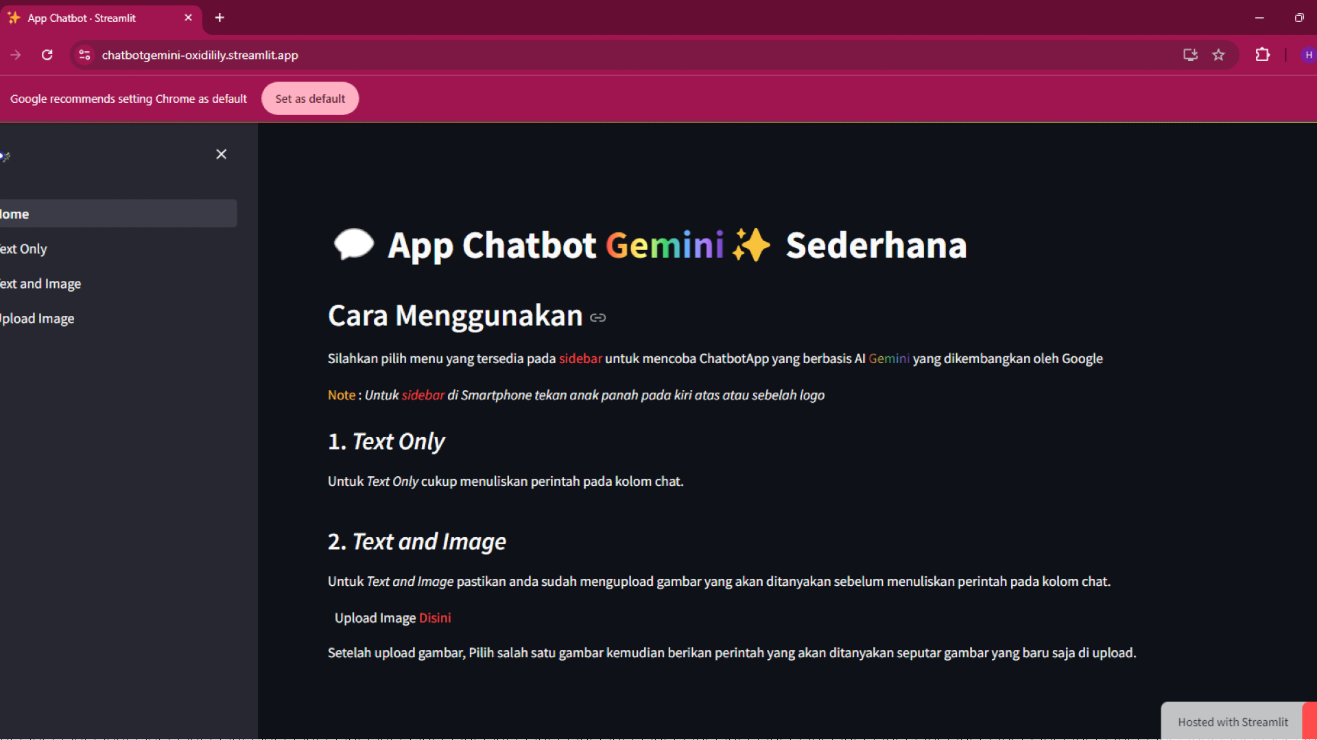 Chatbot Gemini